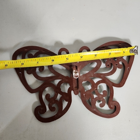 Homco 1978 Set of 2 Faux Rattan Butterflies - Picture 11 of 12